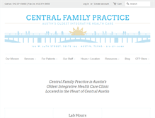 Tablet Screenshot of centralfamilypractice.com
